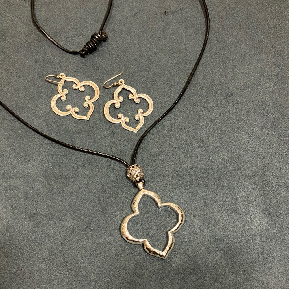 Brighton Toledo earring and pendant set